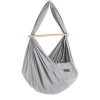 Federwiege Sw-Set-Pur-002 - Grau, Basics, Holz/Textil (137/30/147cm) - SCHMUSEWOLKE