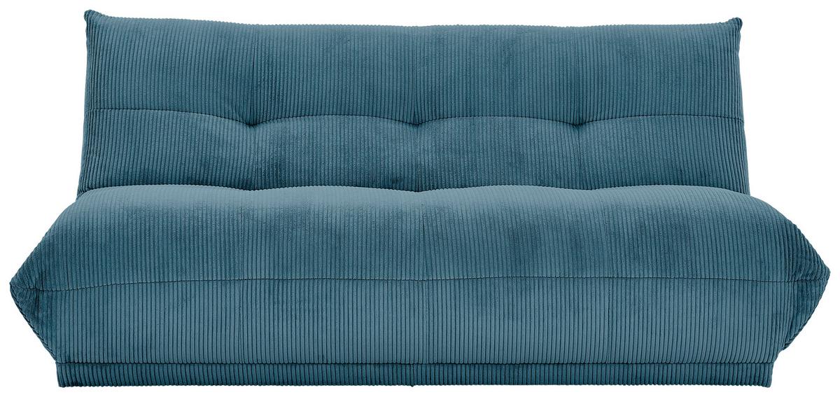 Modul Sofa Giselle 4er Sofa B: 180 Cm Cord Petrol - Petrol, Trend, Textil (180/80/112cm) - Livetastic