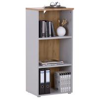 Aktenregal Kontor K4 Eiche Dekor Grau B: 50 Cm - Eichefarben/Grau, MODERN, Holzwerkstoff (50/112/38cm)