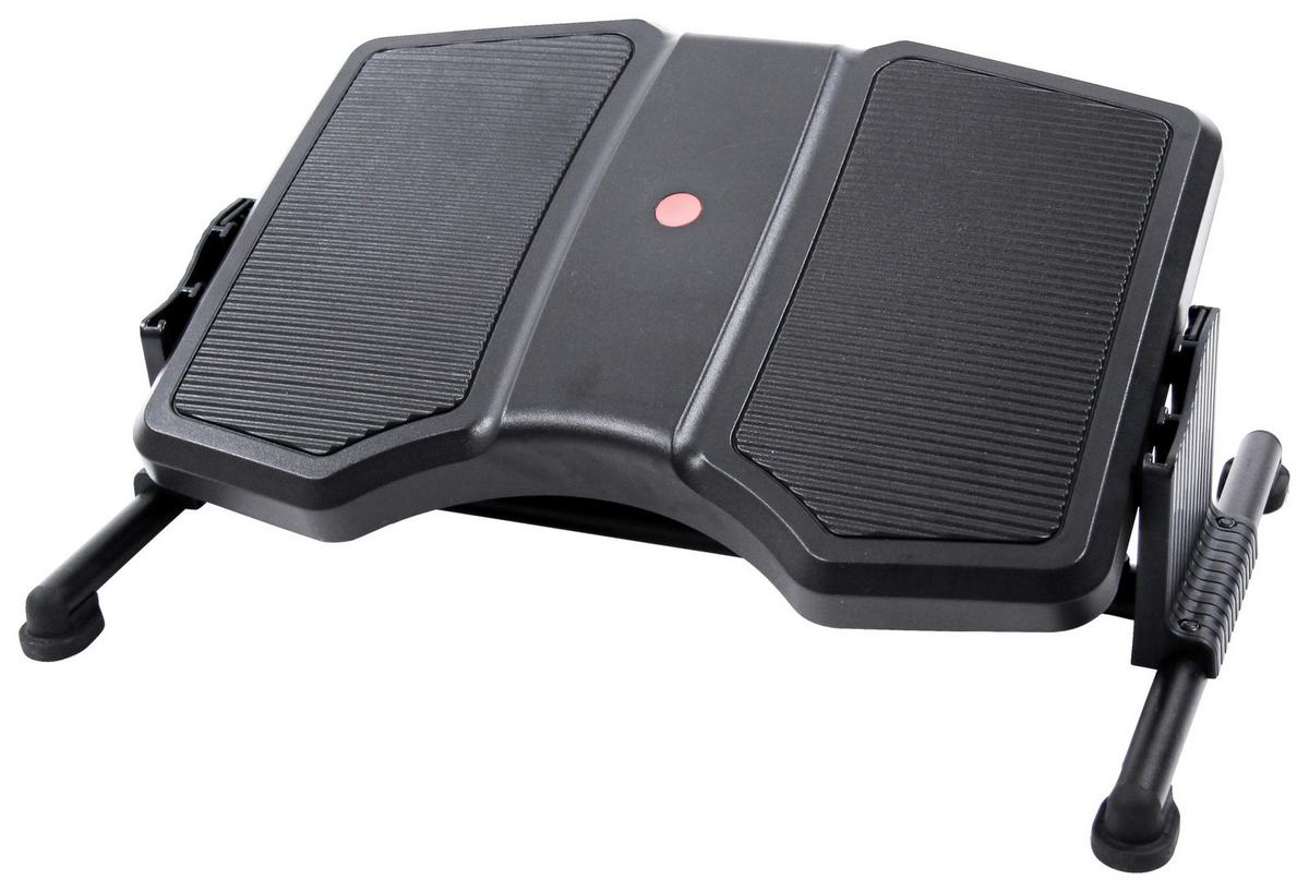 Fußstütze Podi Ii - Schwarz, Basics, Kunststoff/Metall (49/24/30cm) - MID.YOU