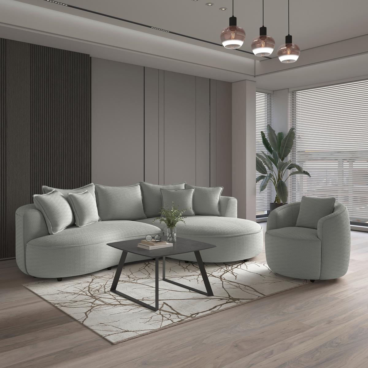 Relaxační křeslo PINA, jadeitově zelená, s polštářem - černá/jadeitově zelená, Moderní, textil/plast (81/74/81cm)