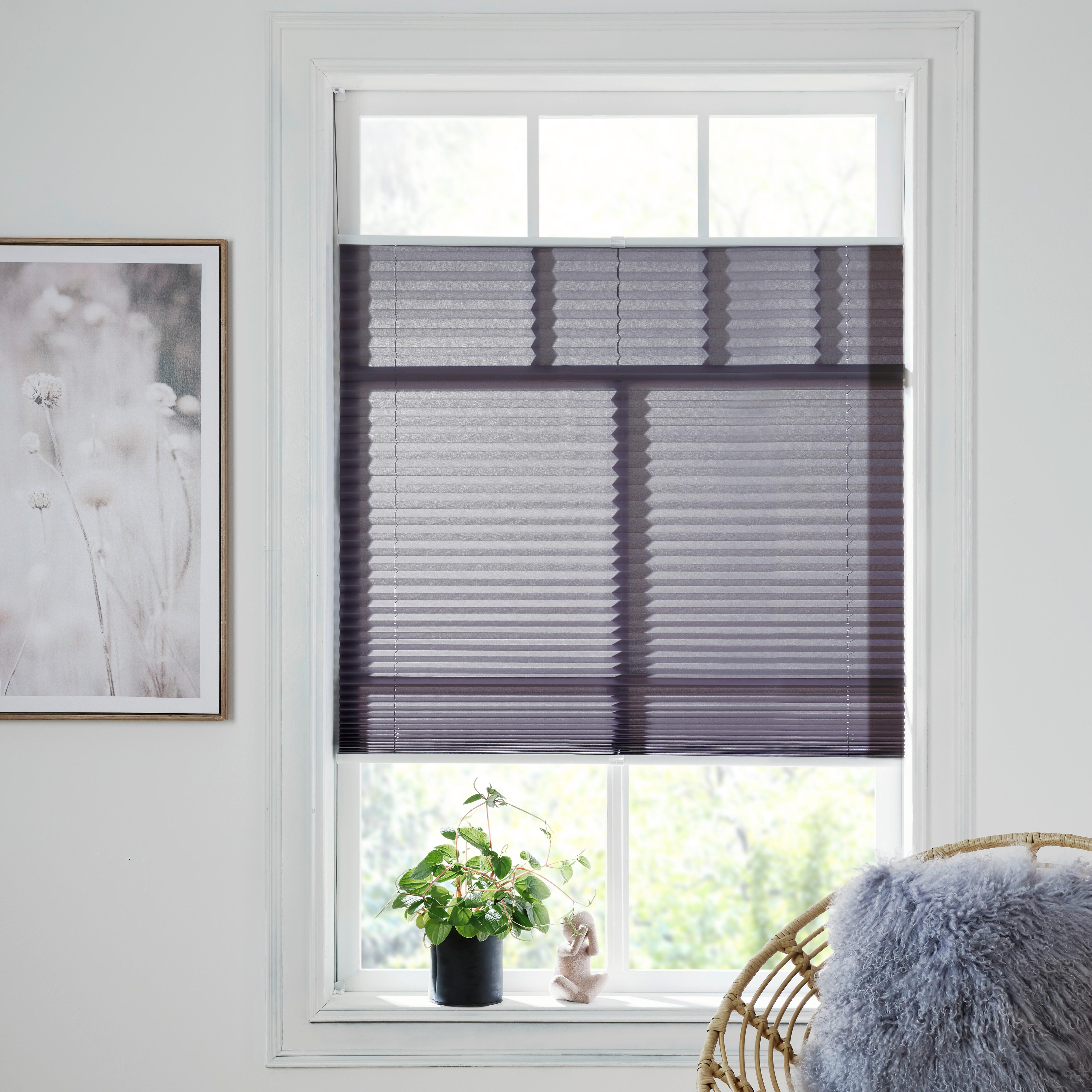 PLISOVANÁ ROLETA Light, šedá ca. 120x130 cm - sivá, textil (120/130cm) - Premium Living