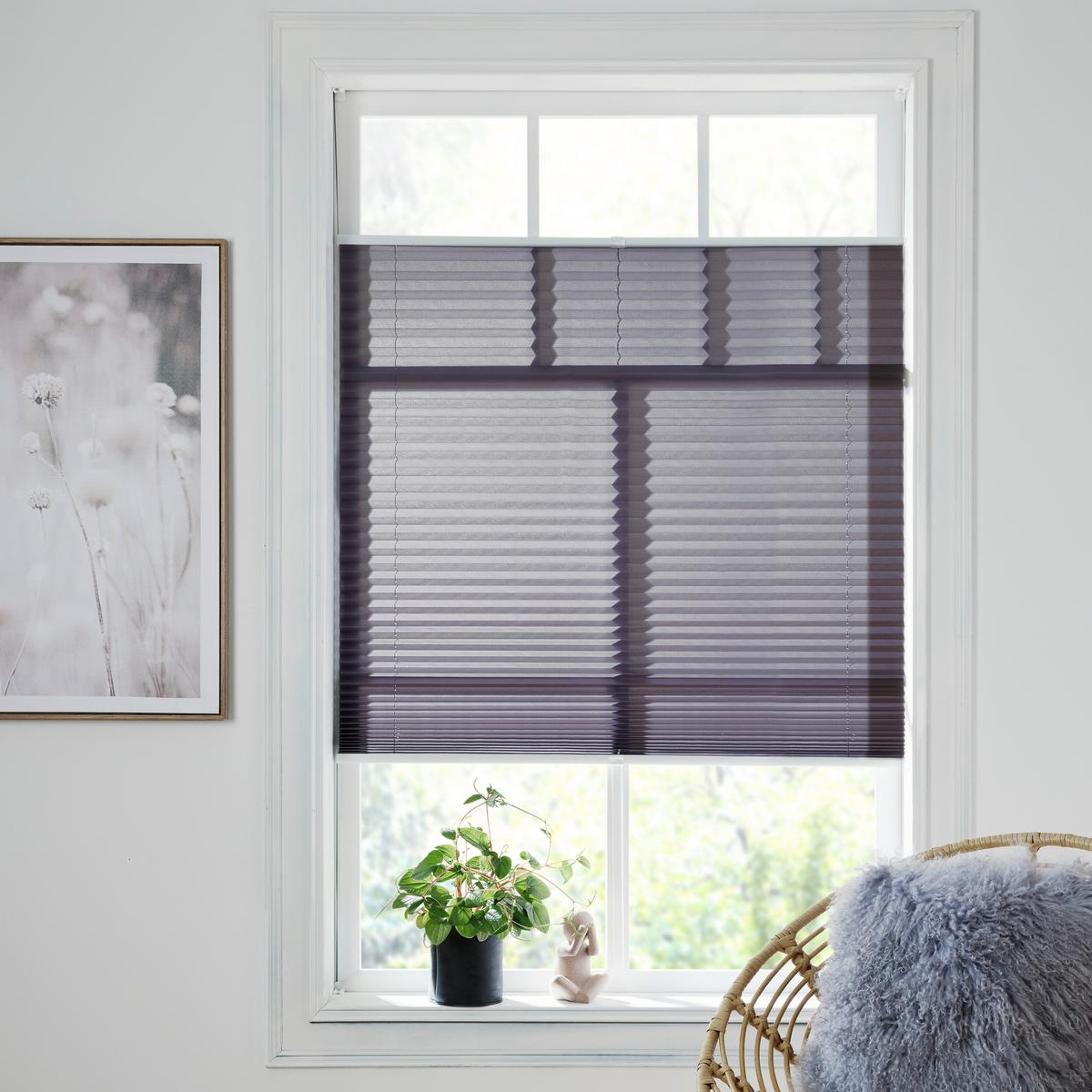 PLISÉ Light, šedá ca. 120x130 cm - šedá, textil (120/130cm) - Premium Living