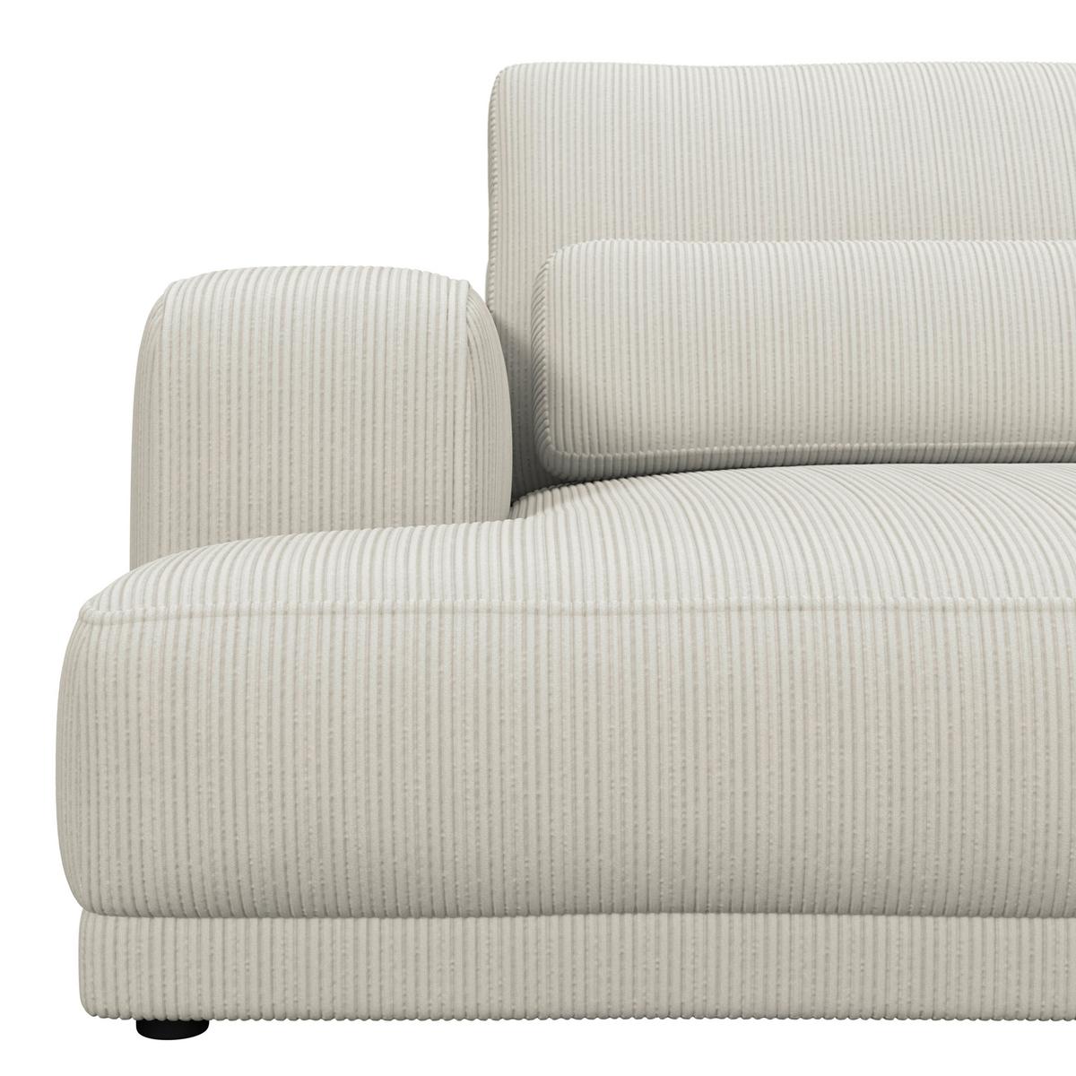 Mega pohovka SAVONA, krémový menčester - krémová, Trend, textil (260/77/111cm) - Luca Bessoni