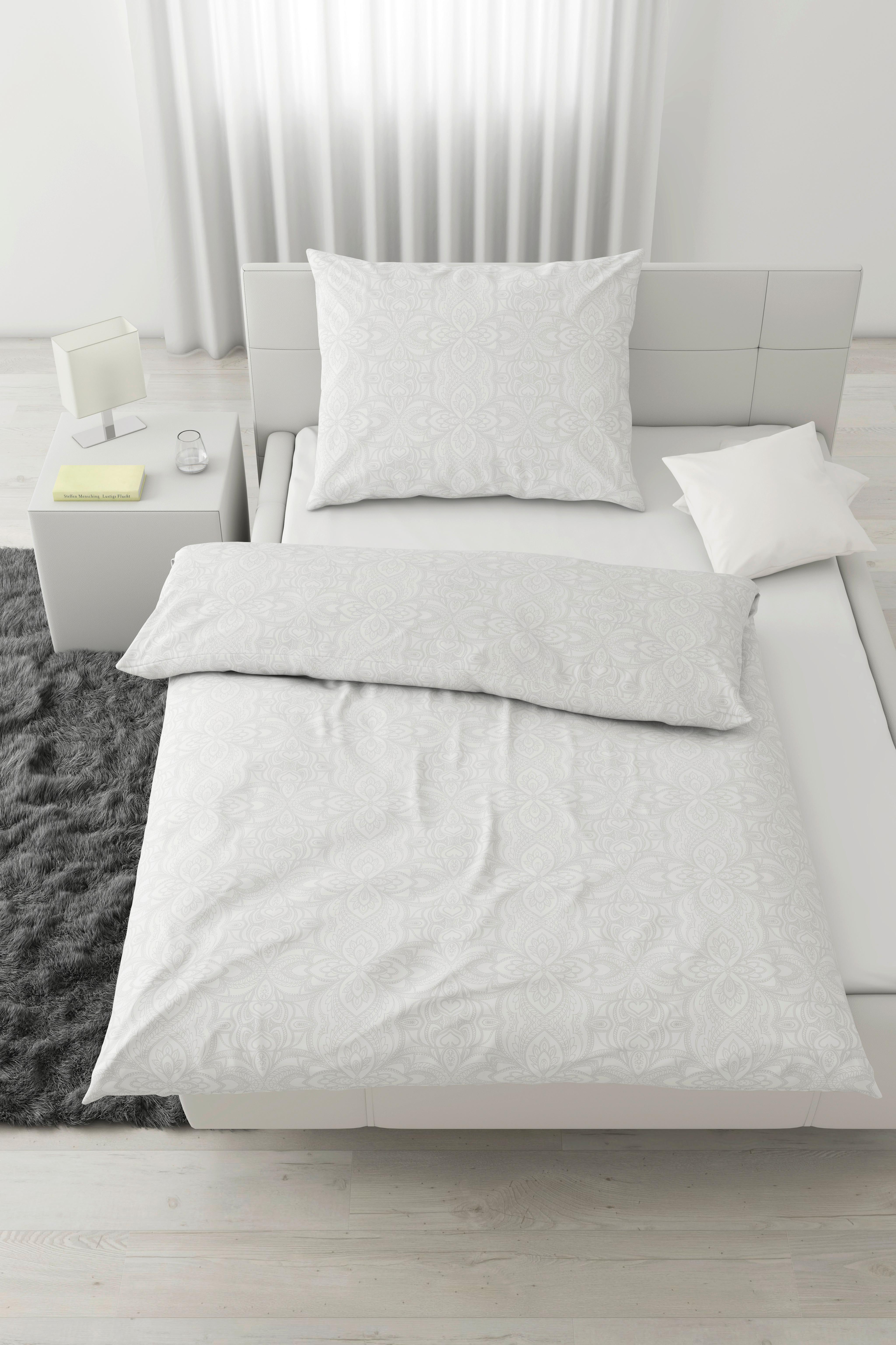 Povlečení New maya, 70/90 140/200cm - bílá, Romantický / Rustikální, textil (140/200cm) - Mömax