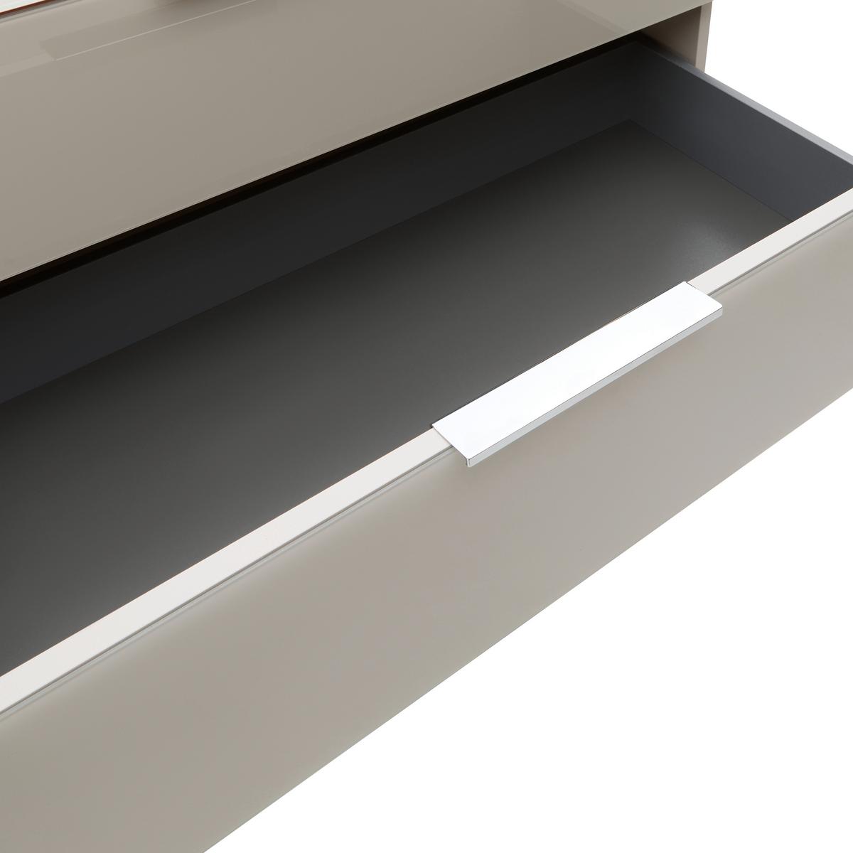 Lowboard Siena Kaschmir - černá/kašmírová, Moderní, kov/kompozitní dřevo (180/55/40cm) - Mömax