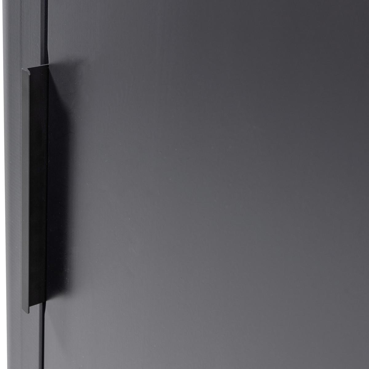 Mehrzweckschrank Gunnar Schwarz B: 45 cm - Schwarz, Design, Holz (45/217/39cm) - Livetastic