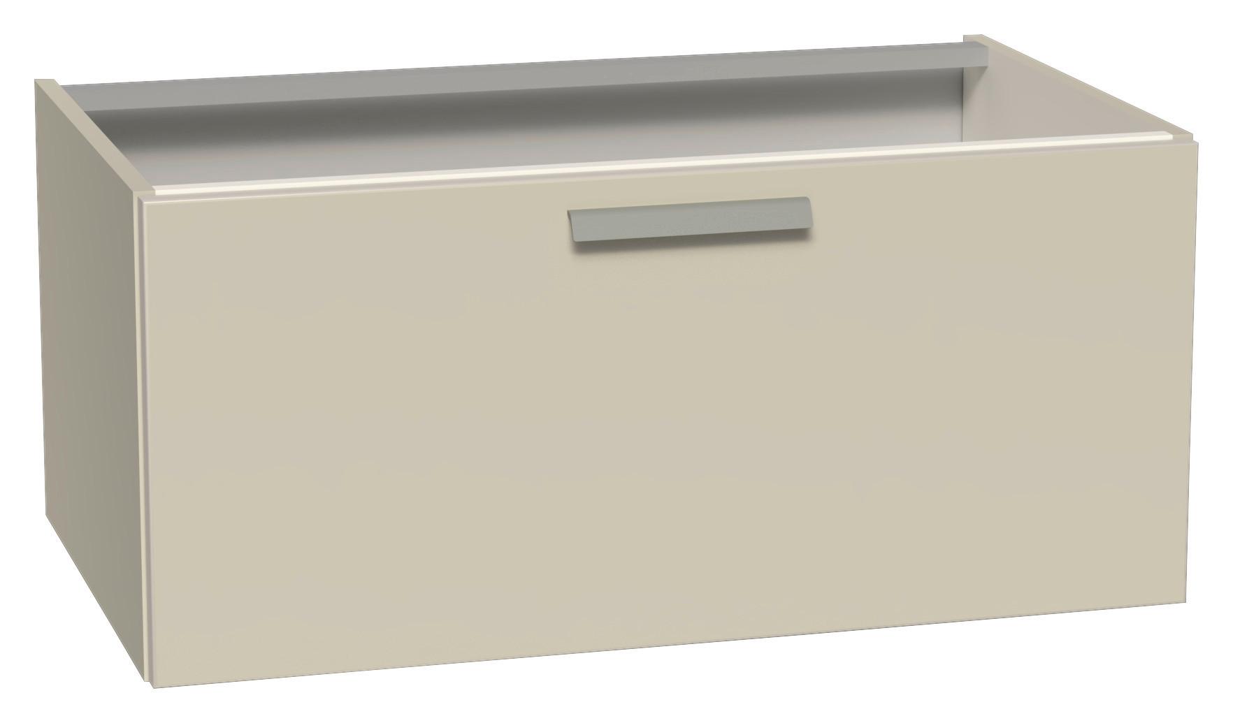 Waschtischunterschrank Sandfarben, B: 80 cm - Sandfarben, MODERN, Holzwerkstoff (80/36/49cm) - Vertico