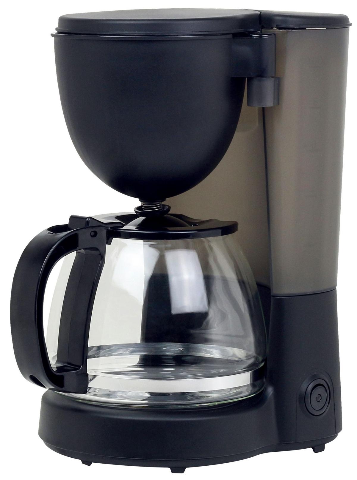 Filterkaffeemaschine Bella - Schwarz, KONVENTIONELL, Glas/Kunststoff (23,6/16/29cm) - Bono