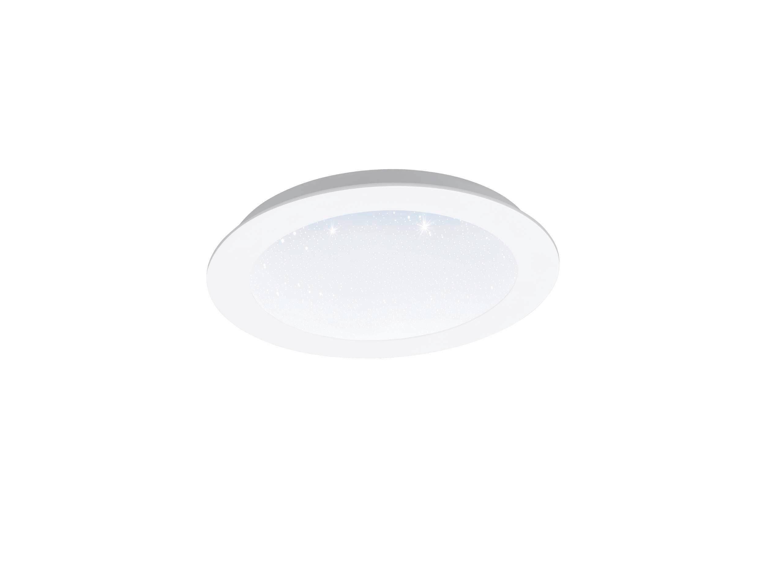 Deckenleuchte 97593* Fiobbo - Weiß, KONVENTIONELL, Kunststoff/Metall (22,5/5cm) - Eglo