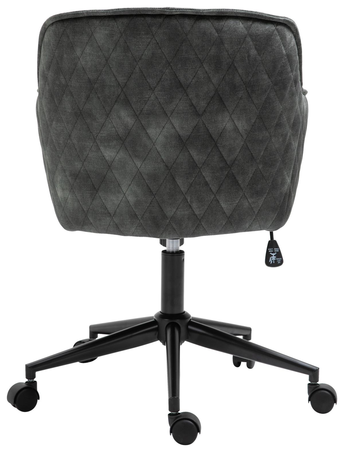 Drehstuhl Watson - Schwarz/Grün, MODERN, Kunststoff/Textil (57/91/58cm) - MID.YOU