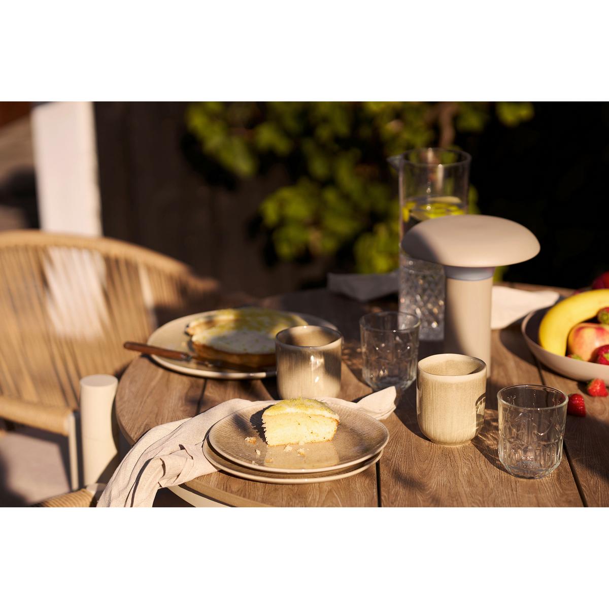Tellerset Beige Viola Lunch Plate - Beige, Basics, Keramik