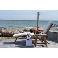Gartenliege Arrecife Braun B: 60 Cm - Braun, MODERN, Holz (60/95/150cm) - MID.YOU
