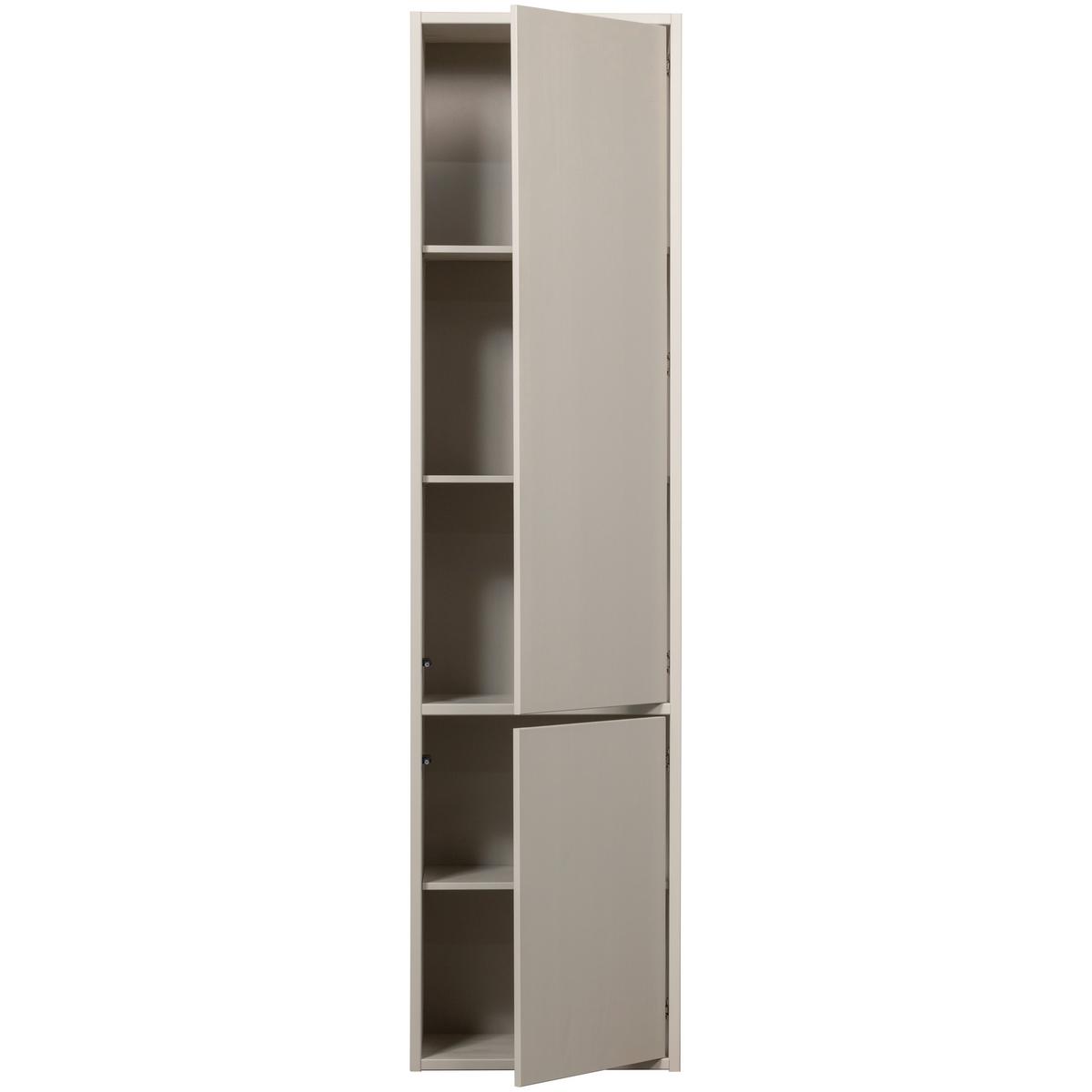Mehrzweckschrank Meggy Grau B: 55 cm - Grau, Design, Holz (55/215/40cm) - Livetastic