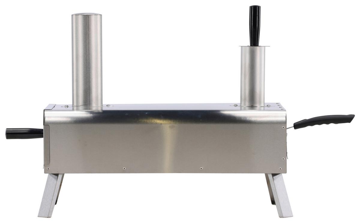 Pizzaofen Digos Silberfarben - Silberfarben, KONVENTIONELL, Metall (85.8/49.9/37cm) - Gardenson