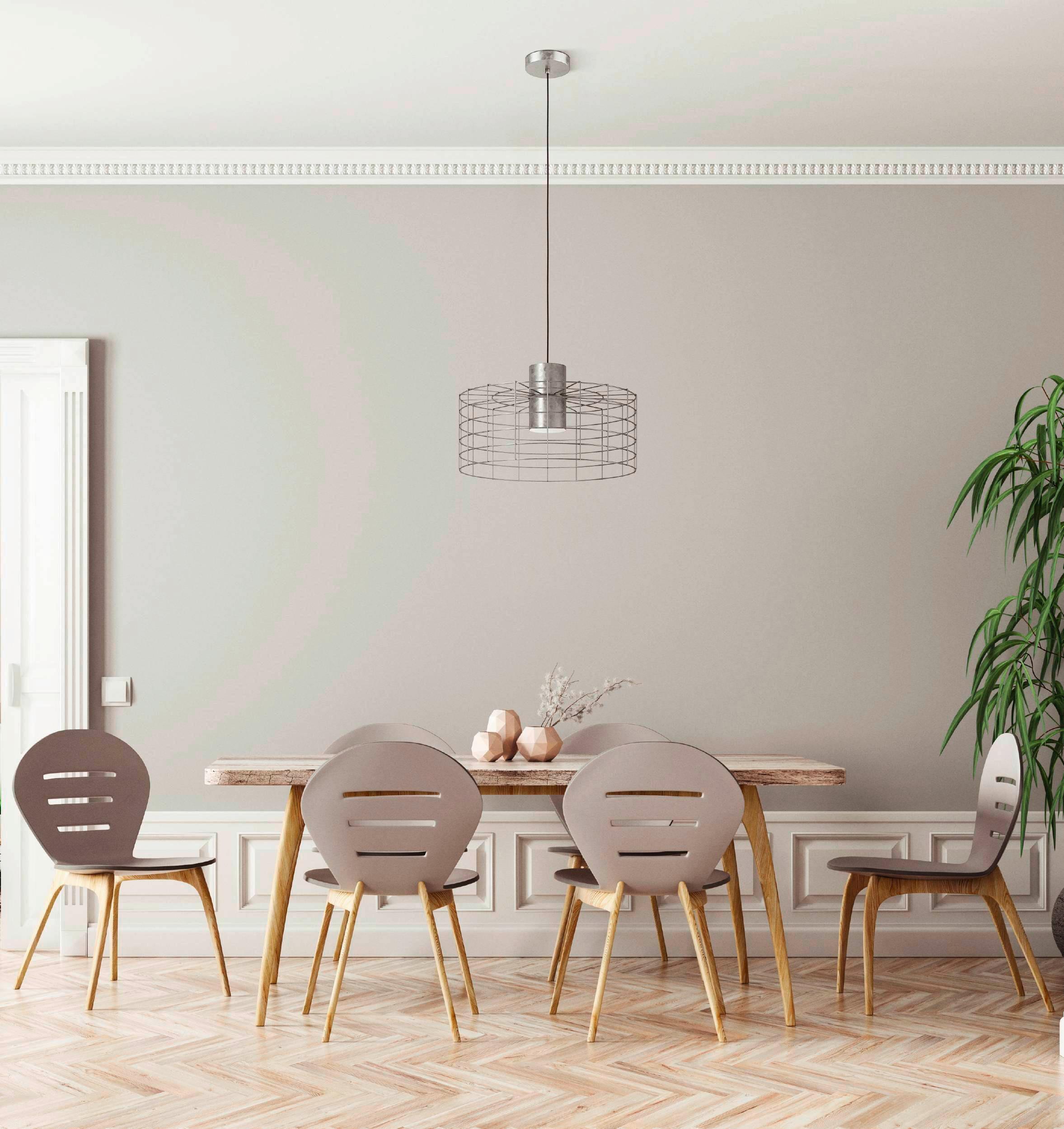 Hängeleuchte 43651* Milligan - Weiß, Basics, Metall (48/110cm) - Eglo