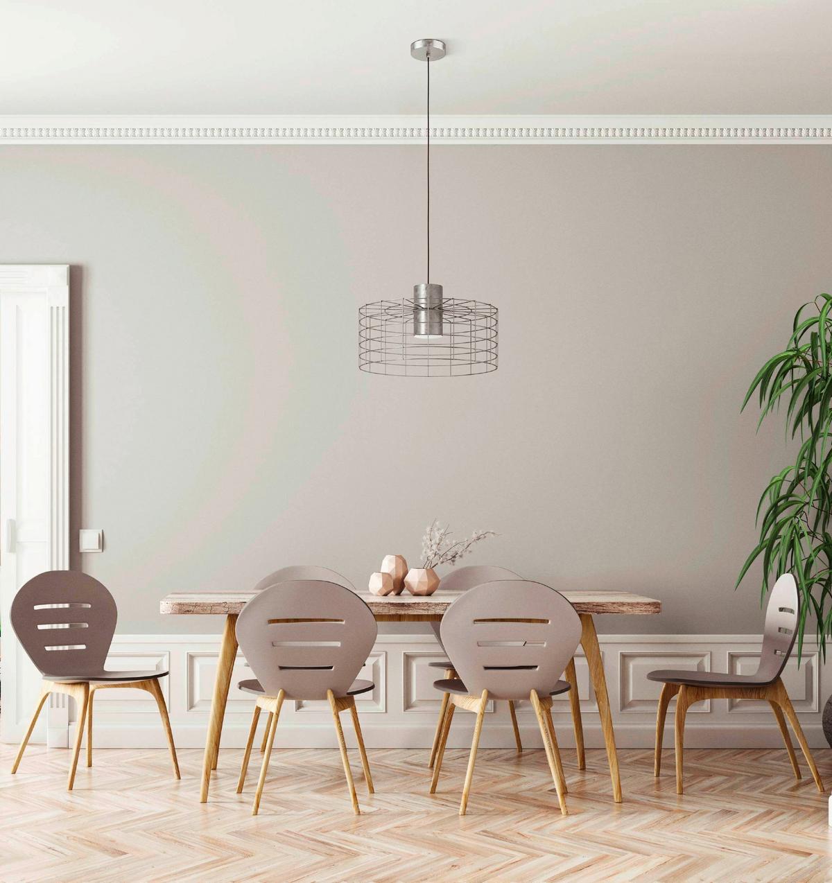 Hängeleuchte 43651* Milligan - Weiß, Basics, Metall (48/110cm) - Eglo