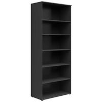 Polc Cabinet - grafitszürke, Modern, faalapú anyag (80/195/40cm)