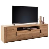 Lowboard Prag - Eichefarben, Design, Holz/Holzwerkstoff (201/58/50cm) - Livetastic