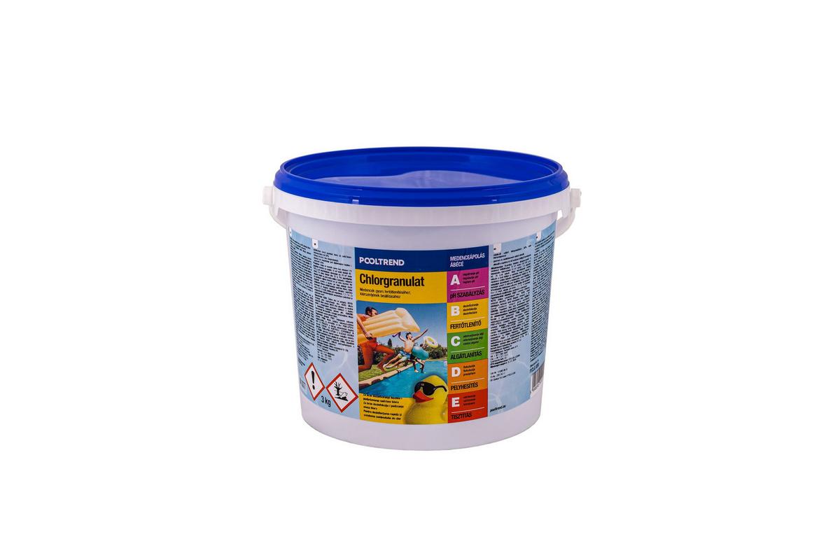 Medencetisztító Készlet P.clg 030 - világoskék/piros, műanyag (3cm)