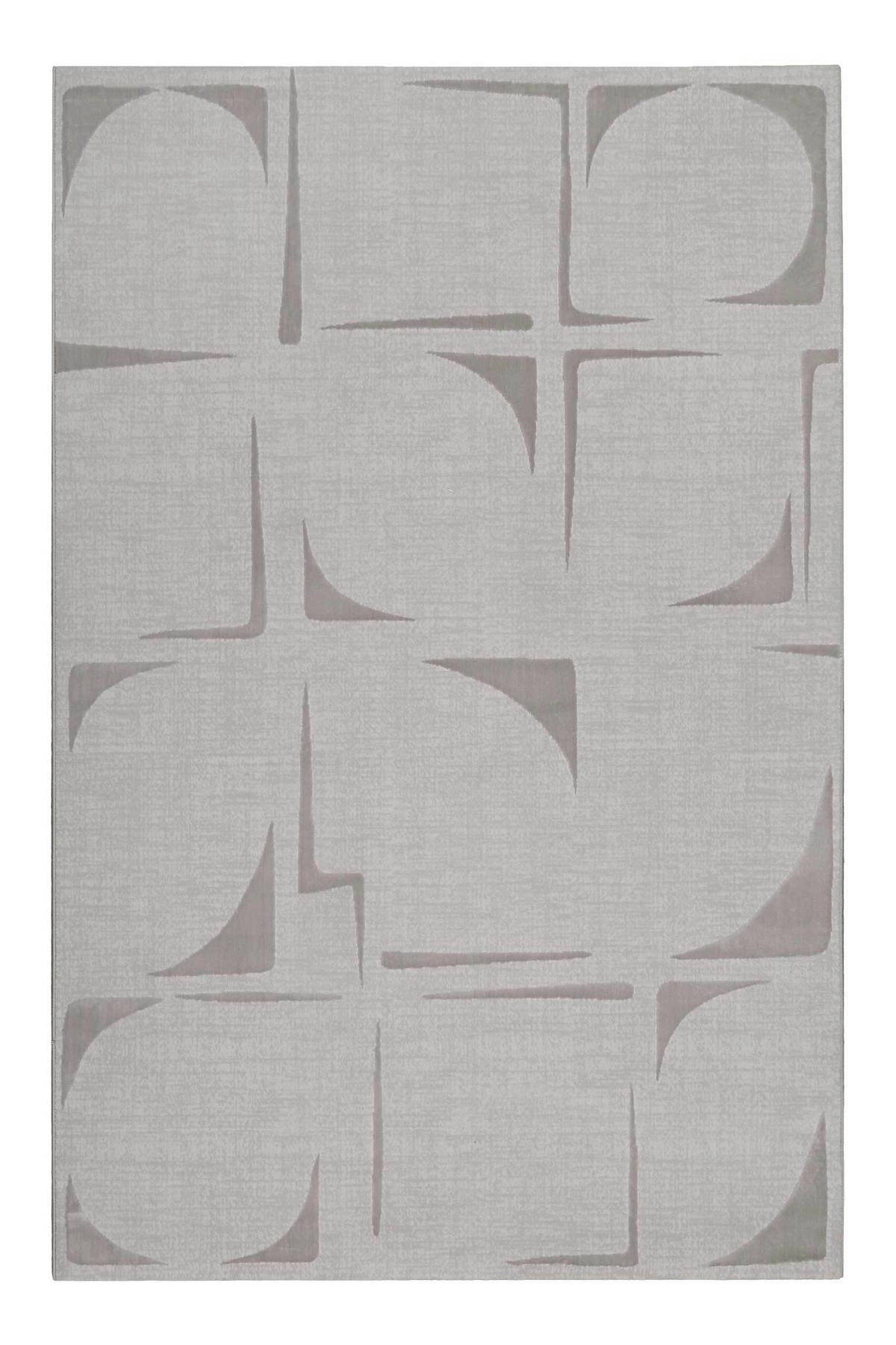 Flachwebteppich, 200x200 cm Nelle - Silberfarben/Hellgrau, Design, Textil (200/200cm) - Esprit