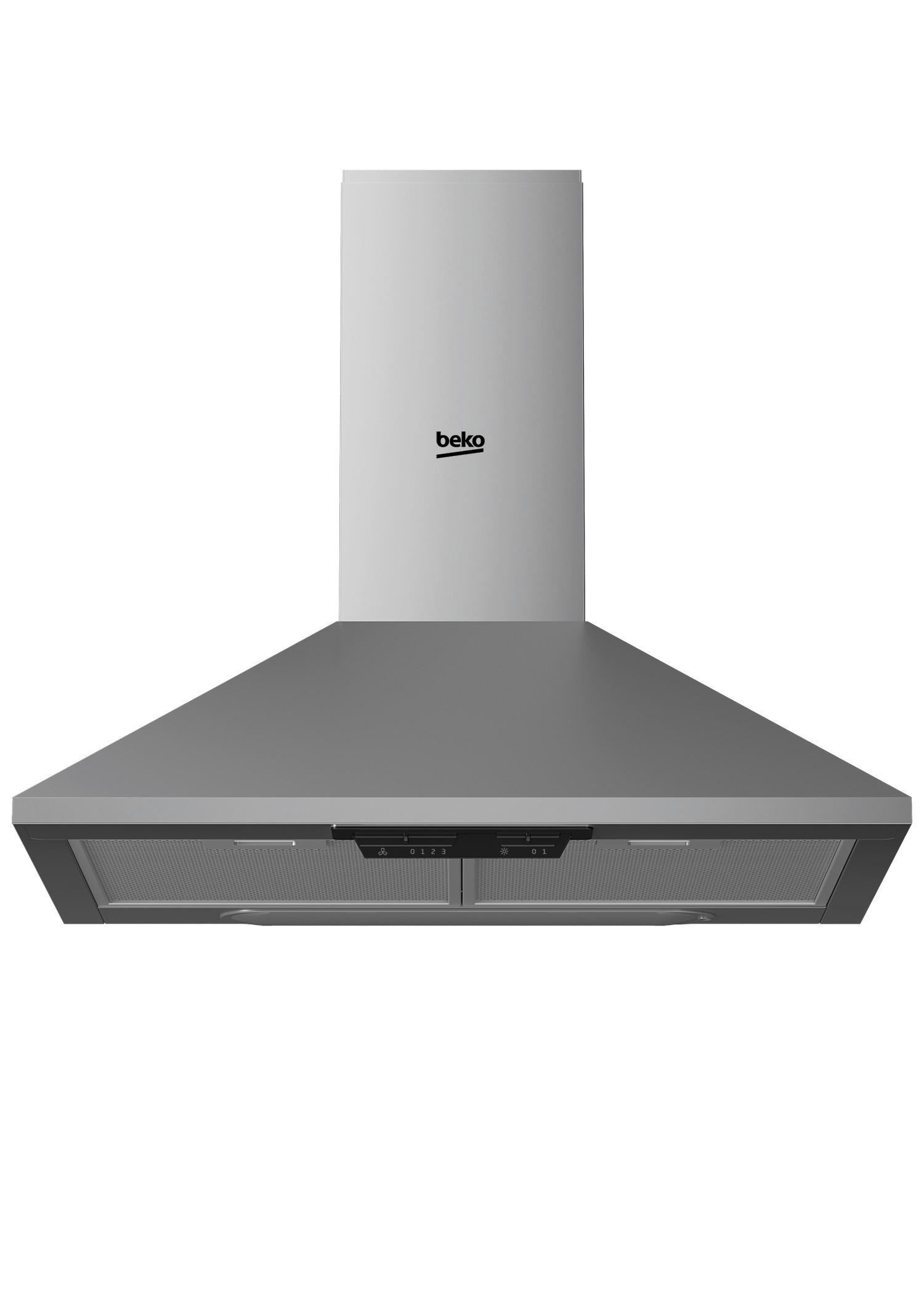 Dunstabzugshaube Hcp61310ih Edelstahlfarben B: 60 Cm - Edelstahlfarben, Basics (60/102,3/50,4cm) - Beko