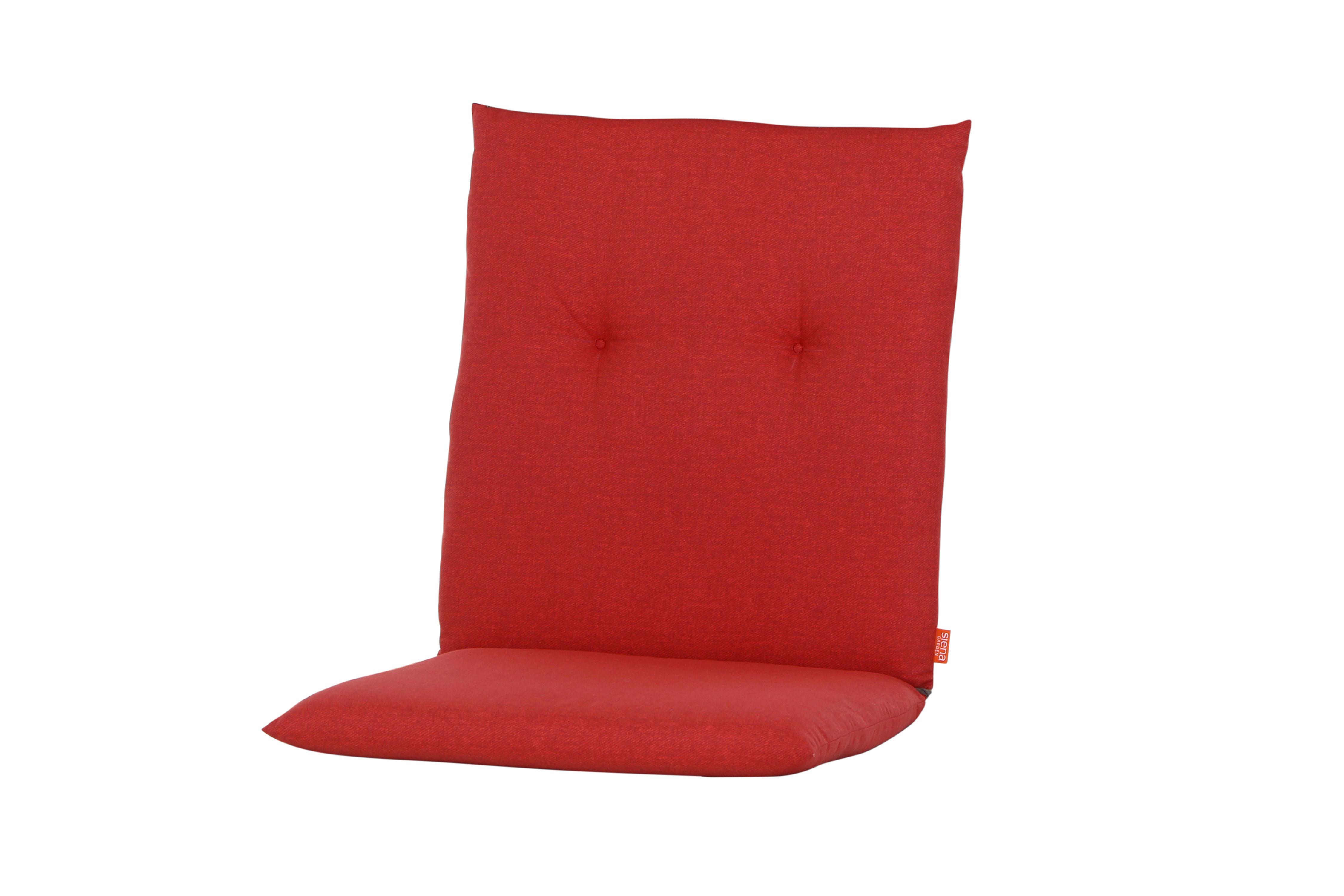 Sesselauflage J57705 - Rot, KONVENTIONELL, Textil (48/6/100cm) - Siena Garden