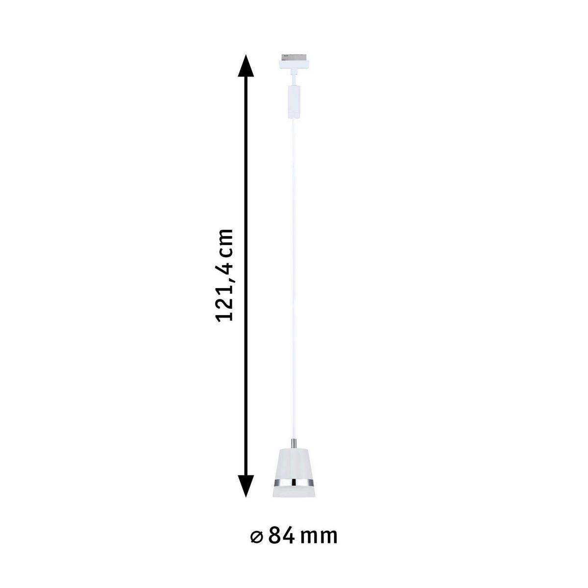 Schienensystem-Hängeleuchte 95629 Urail Cover Sw - Basics (8,4/121,4cm) - Paulmann