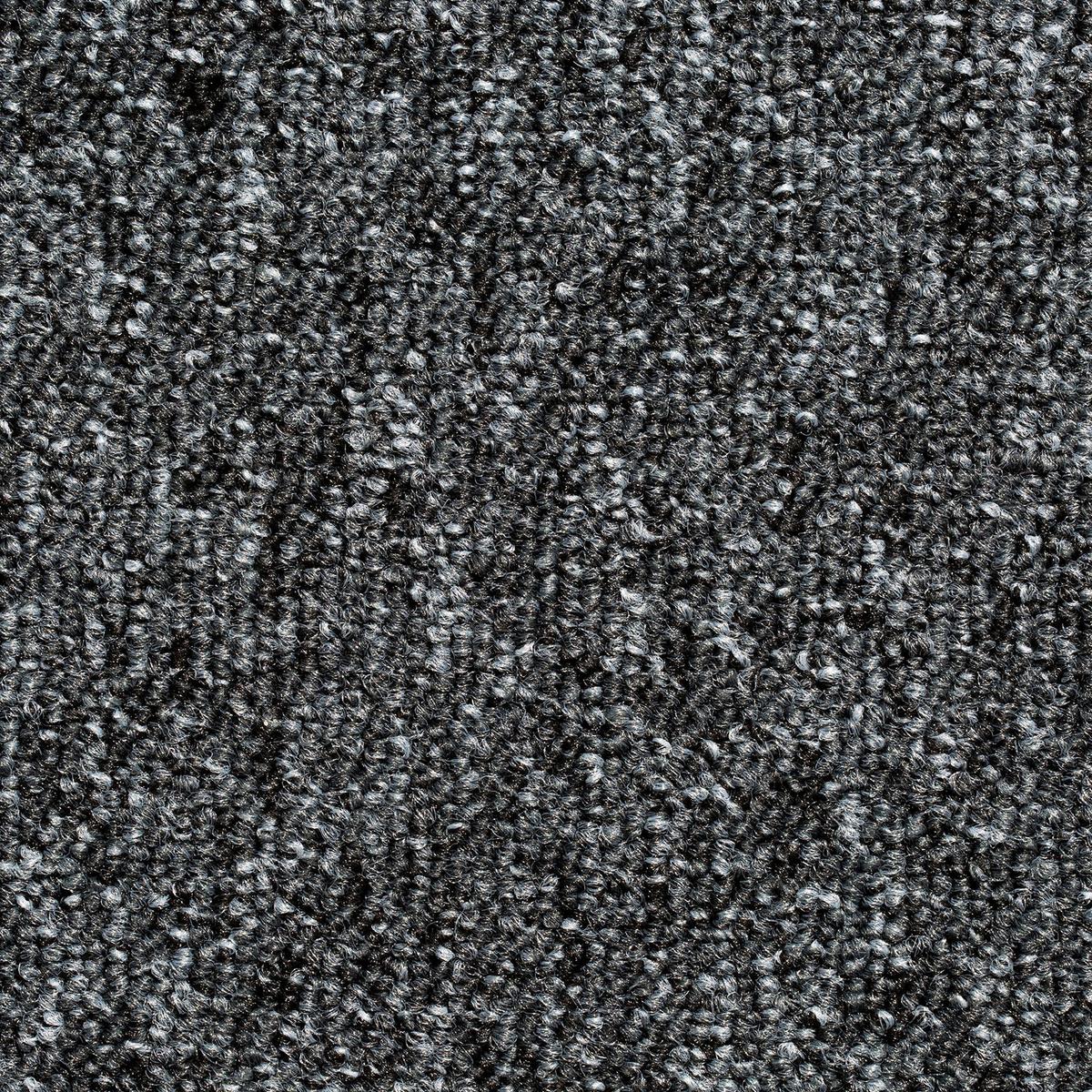Teppichfliese Anthrazit Mustang 50x50 cm Florhöhe 3 mm - Anthrazit, Basics, Textil (50/50cm)