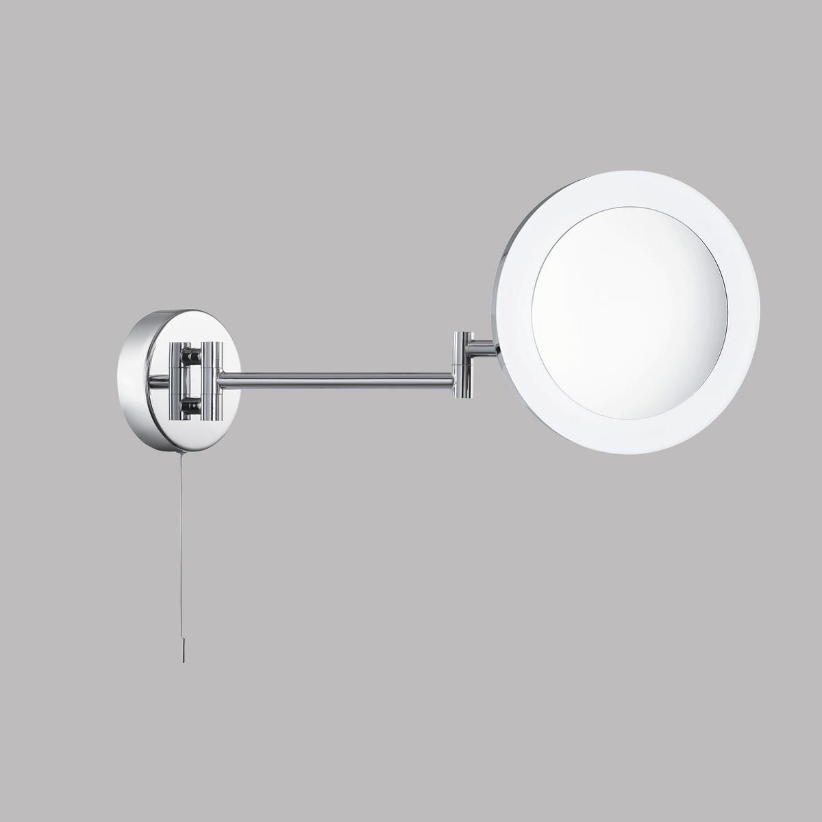 Badezimmer-wandleuchte 1456cc - Chromfarben, Basics, Glas/Kunststoff (20/20cm)