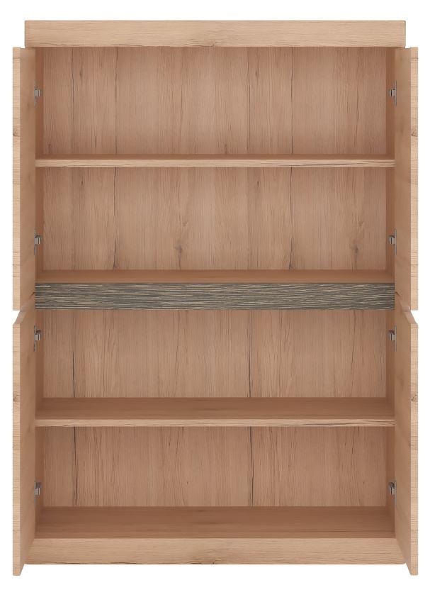 Kommode Summer San Remo Eiche Dekor B: 86 cm - Eiche San Remo, MODERN, Holzwerkstoff (86/123/40cm) - Modern Living