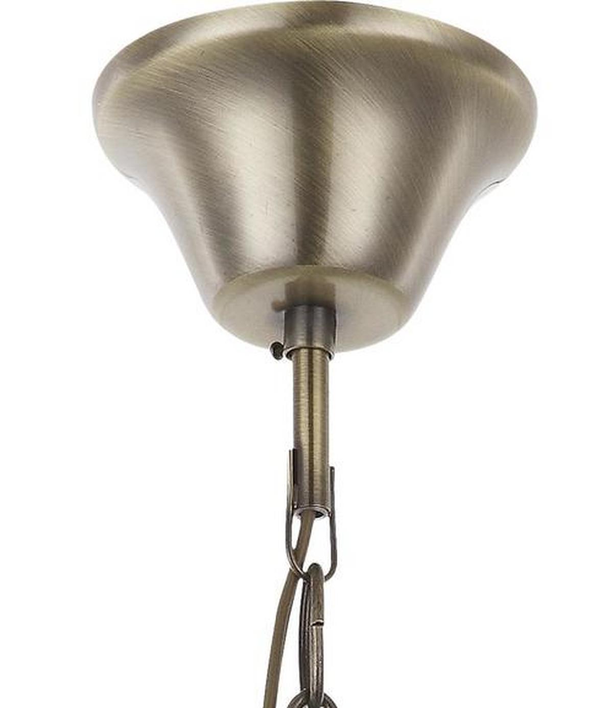 Hängeleuchte Rena H: 120 Cm 1-Flammig, Antik-Look - ROMANTIK / LANDHAUS, Glas/Metall (30/120cm) - Globo