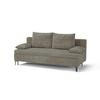 Schlafsofa Roxy Hellbraun B: 200cm - Hellbraun/Schwarz, Design, Textil (200/96/93cm) - MID.YOU