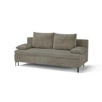 Schlafsofa Roxy Hellbraun B: 200cm - Hellbraun/Schwarz, Design, Textil (200/96/93cm) - MID.YOU