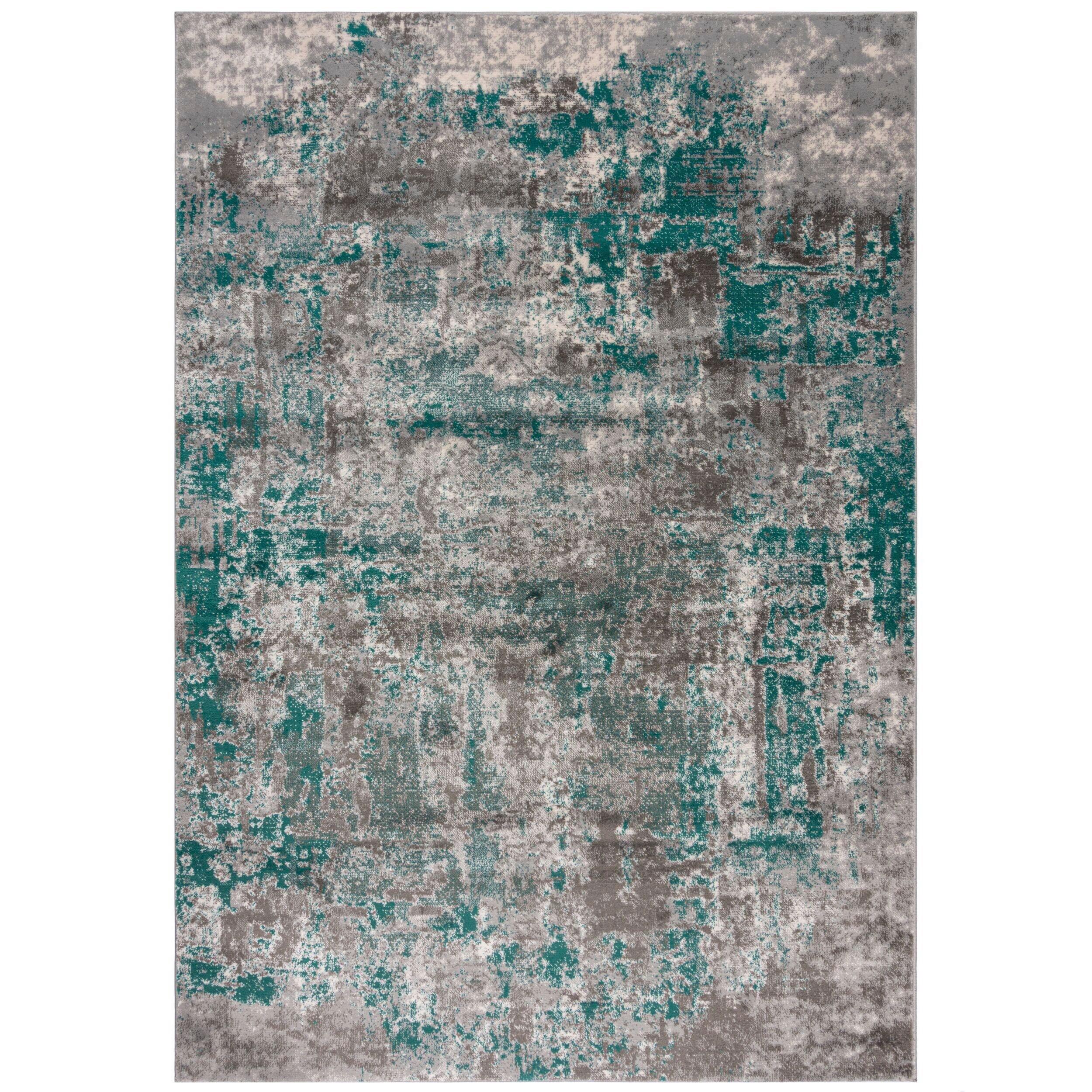 Webteppich 503119373961 - Grün, Basics, Textil (120/170cm)