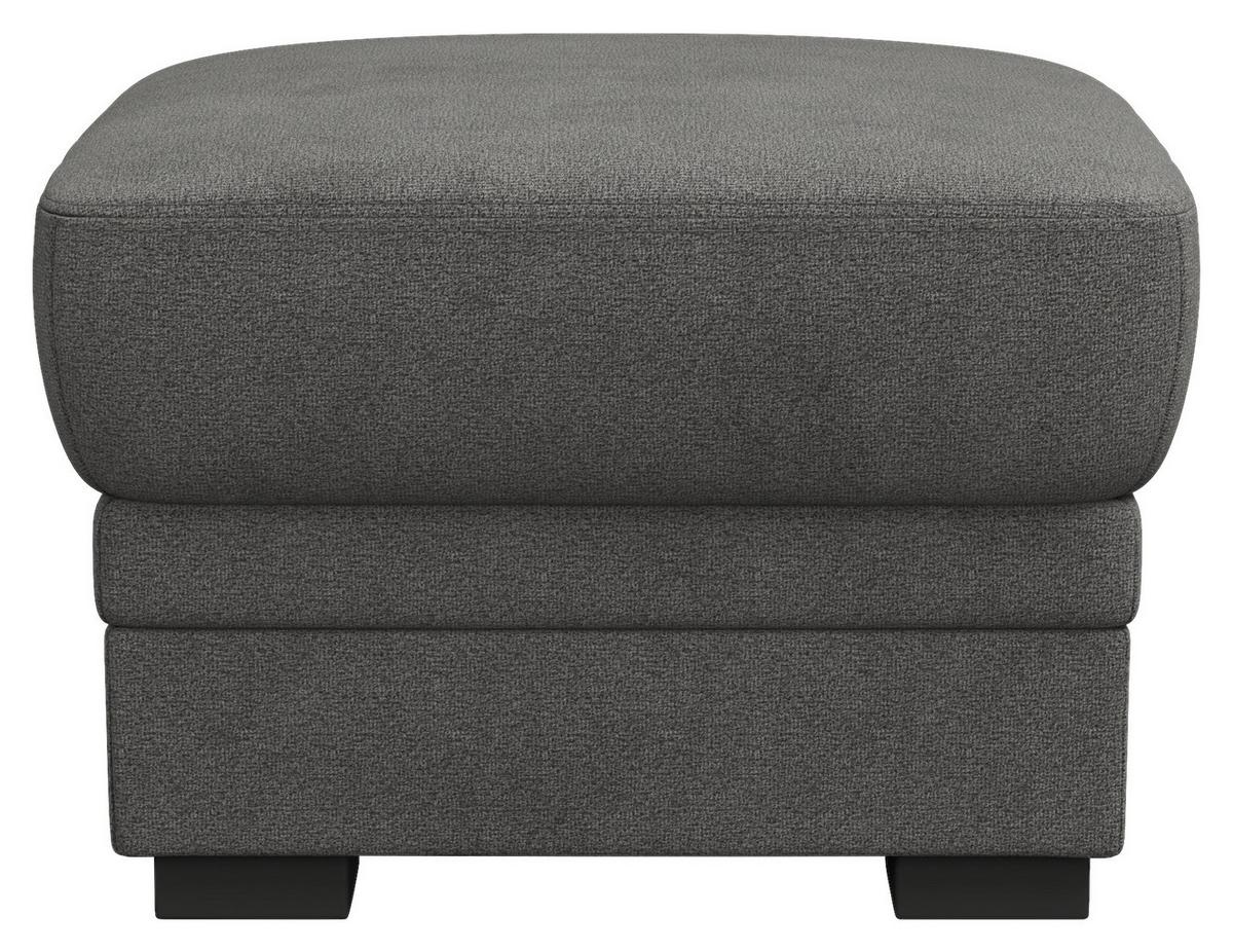 Hocker Marcus Anthrazit B: 68 cm - Anthrazit/Schwarz, Basics, Textil (68/45/68cm) - MID.YOU