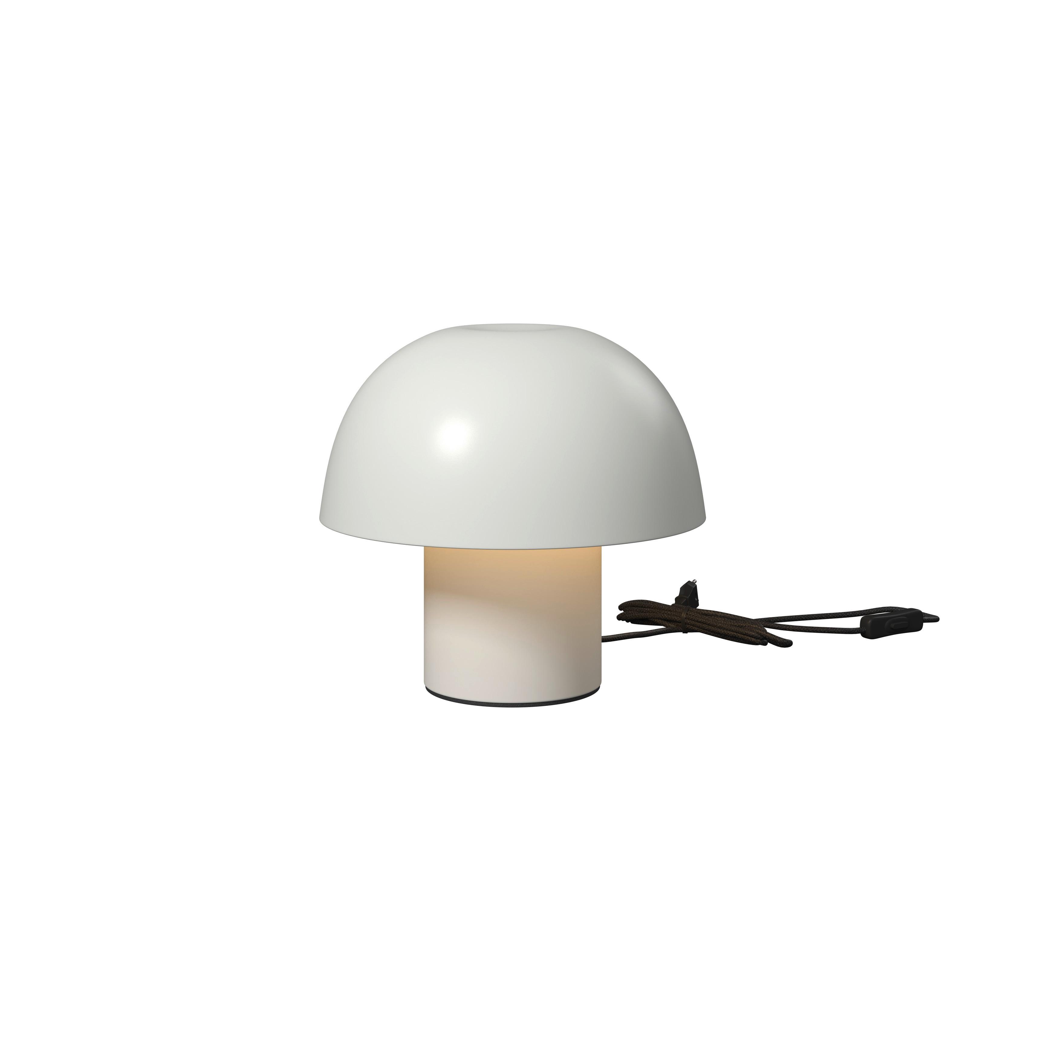 STOLNÍ LAMPA CARLA - bílá, Moderní, kov (22,5/22cm) - Bessagi Home