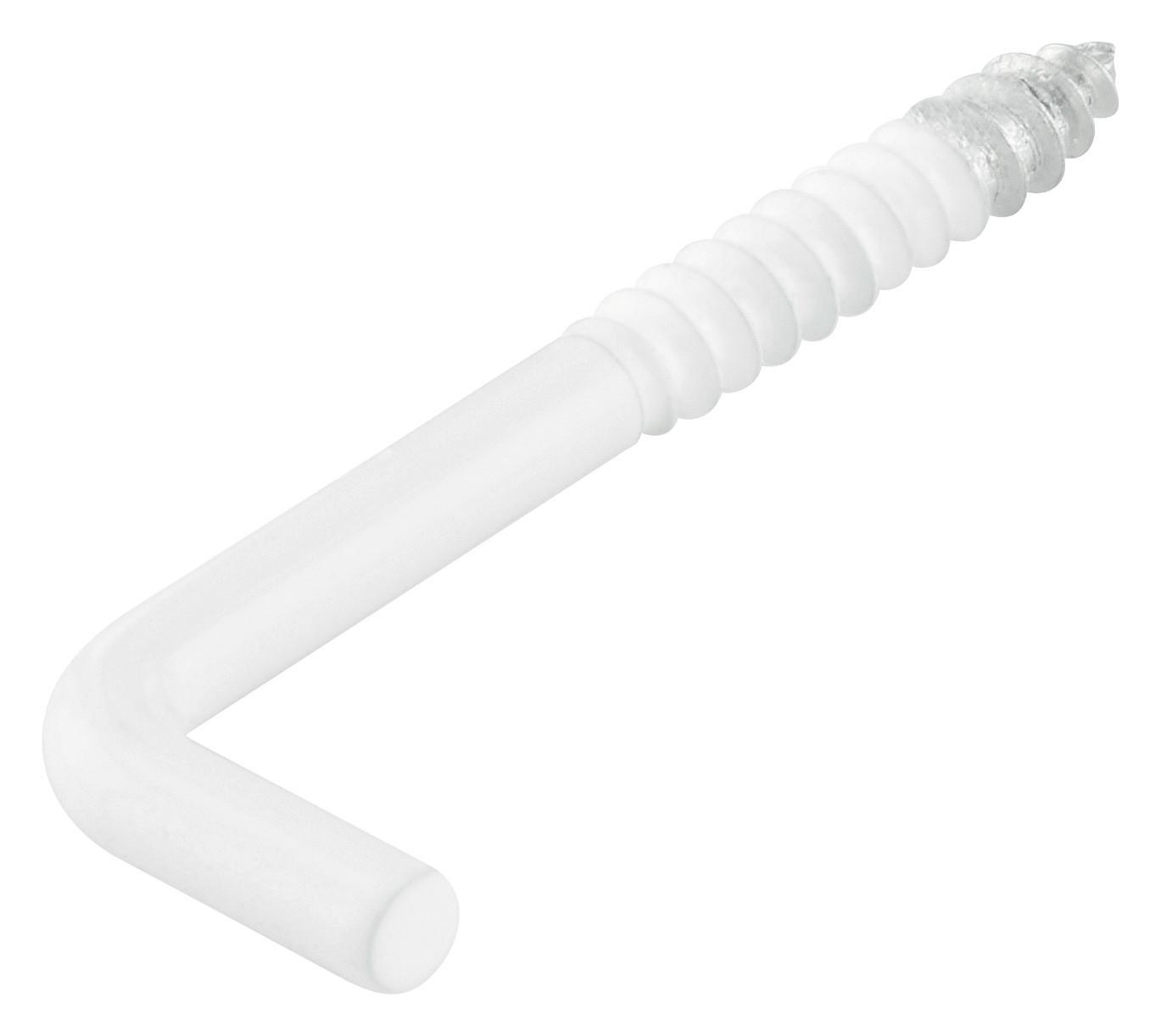 Schraubhaken Gerade Stahl L: 5 cm 4 Stk. In Box