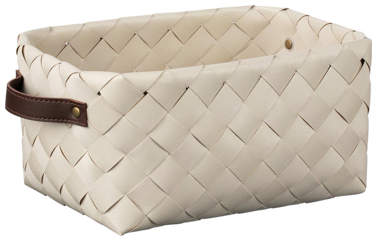 Tárolódoboz Nala - bézs/barna, Konventionell, műanyag (18/26/13cm) - James Wood