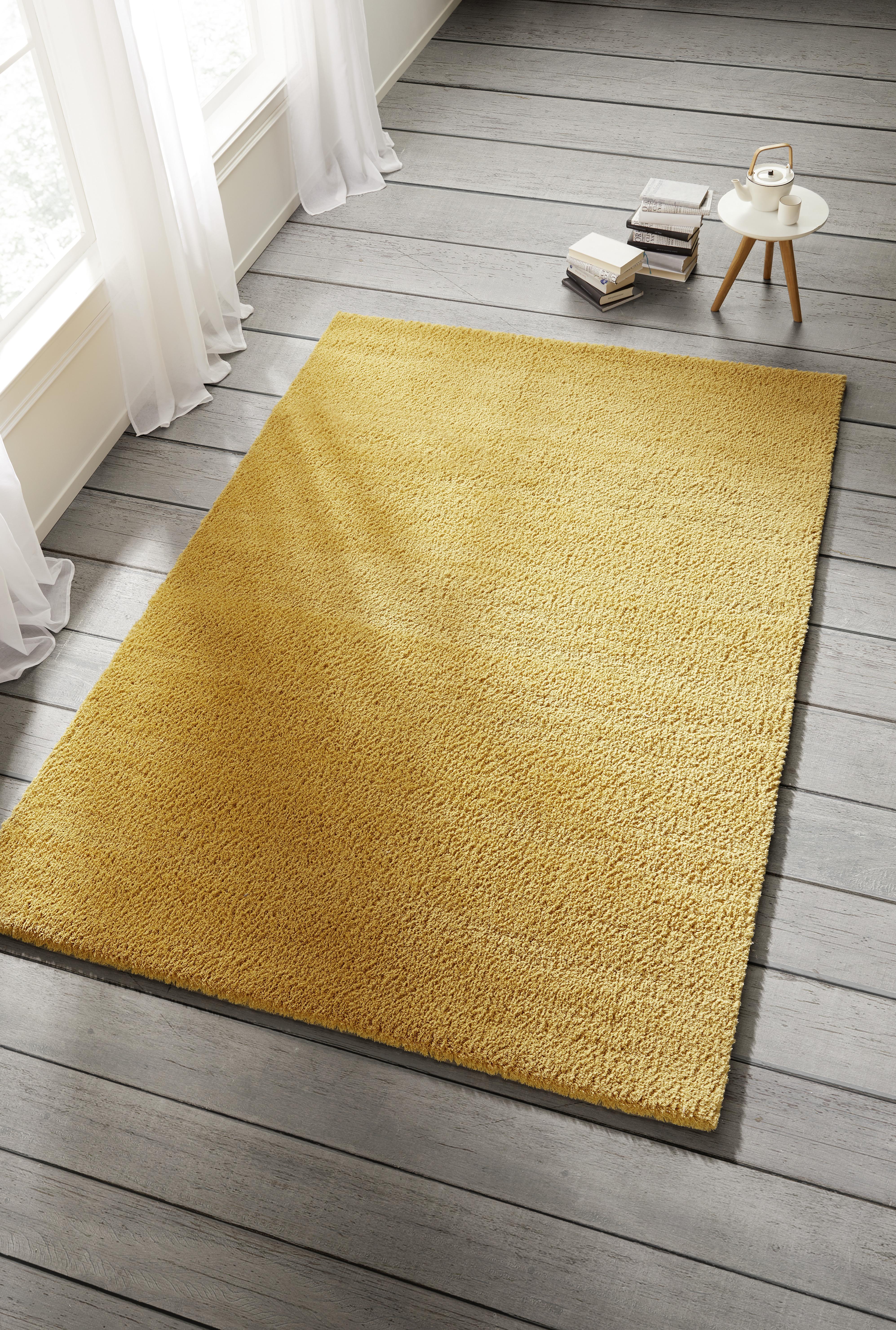 Koberec Stefan 3, 160/230cm, Žltá - žltá, Moderný, textil (160/230cm) - Modern Living