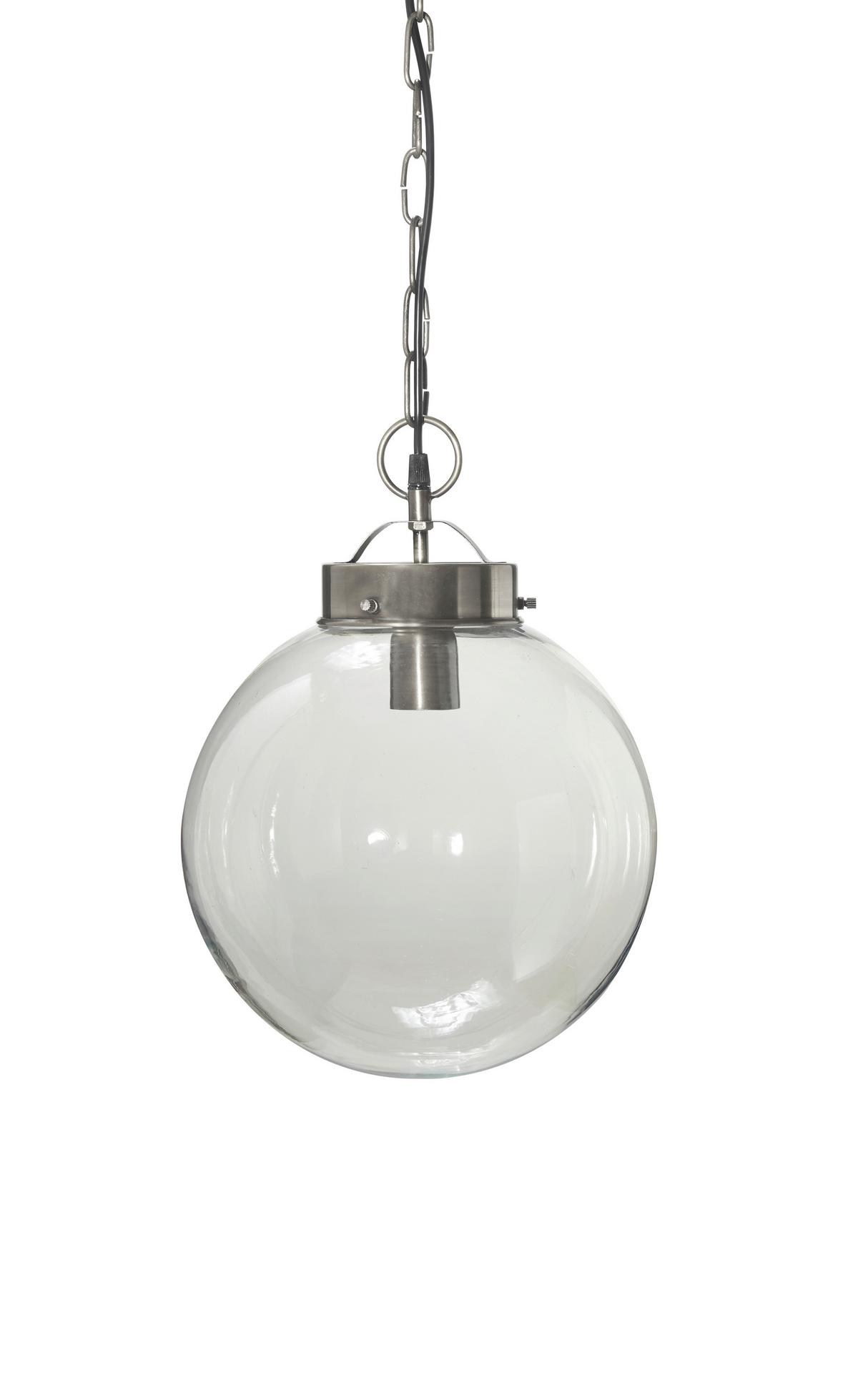 Hängeleuchte 1423001 Normandy - Silberfarben, Design, Glas (30/36/30cm)