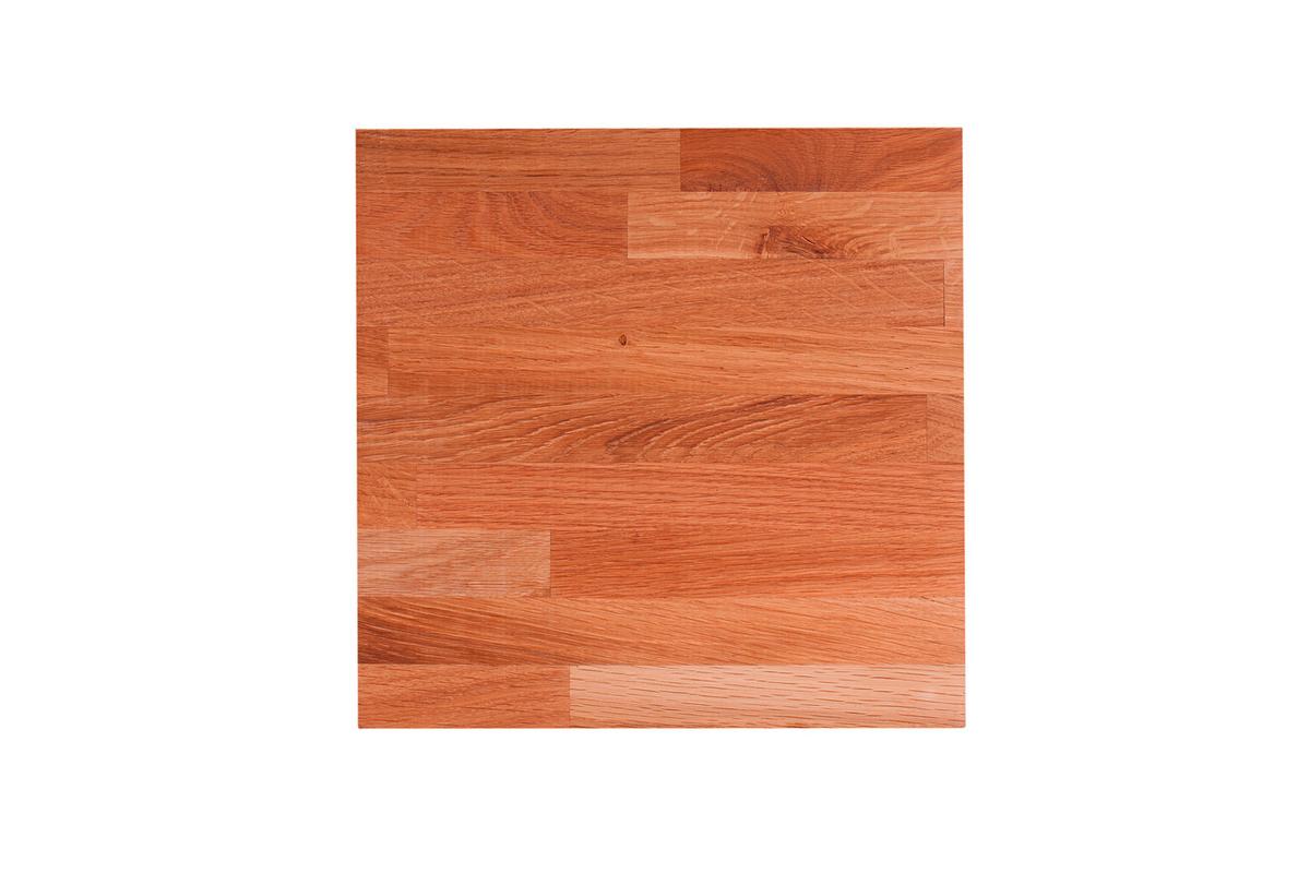 Gartenhocker Echtholz Eichefarben Geölt - Eichefarben, Basics, Holz (30/40/30cm) - Gardenson