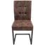 Schwingstuhl Donna S - Anthrazit/Braun, MODERN, Textil/Metall (42/91/62cm) Schwingstuhl Donna S - Anthrazit/Braun, MODERN, Textil/Metall (42/91/62cm)