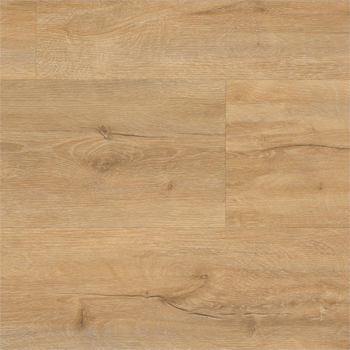 Designboden Eichefarben /Hellbraun Landhausdiele Stärke 3,8mm - Hellbraun/Eichefarben, Basics, Kunststoff (122/22.8/0.38cm)