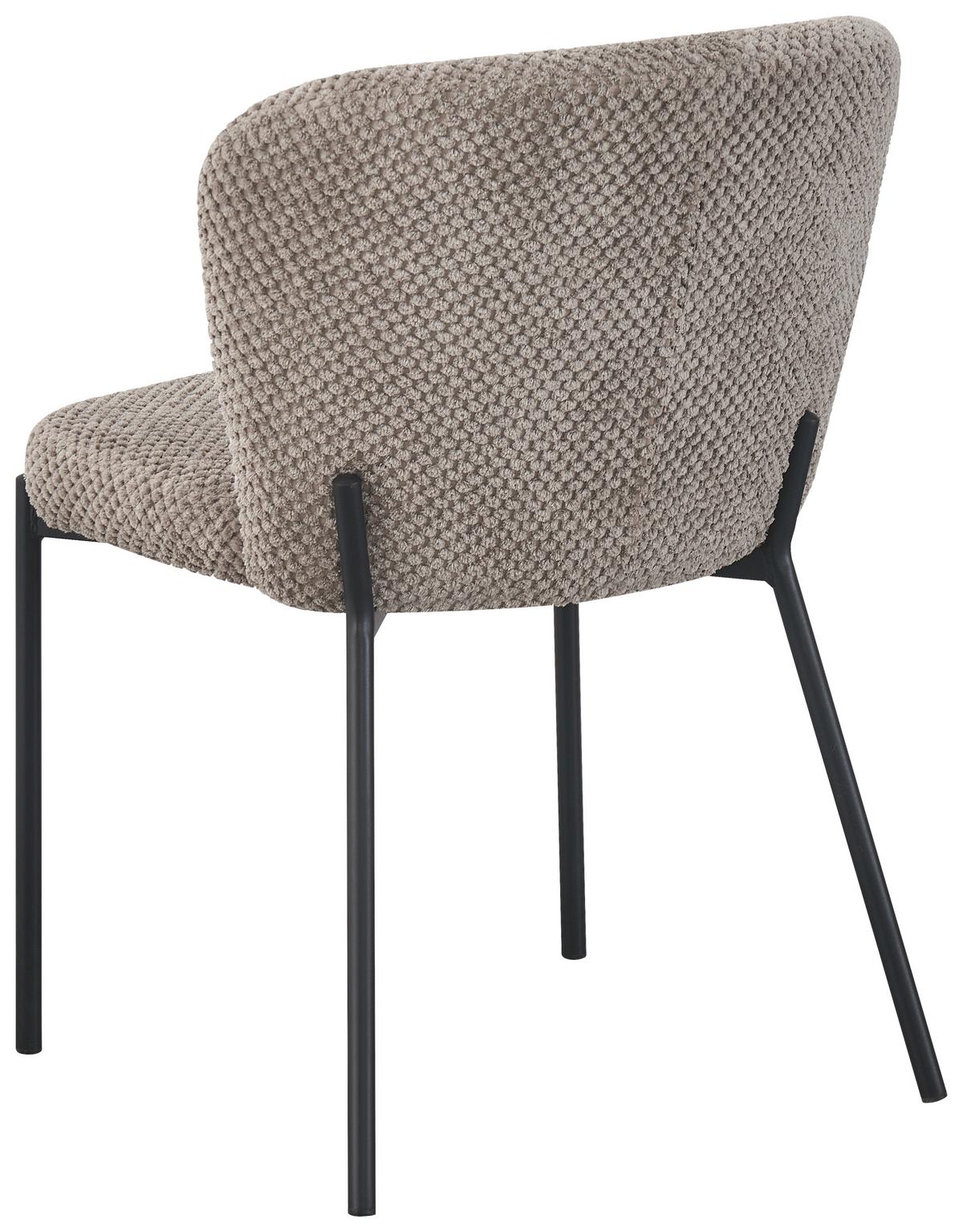 ŽIDLE EMILY - šedá/černá, Lifestyle, kov/dřevo (55/79/59cm) - Mömax