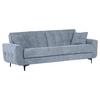 Schlafsofa Morton - Schwarz/Hellblau, KONVENTIONELL, Textil (230/84/95cm) - Livetastic