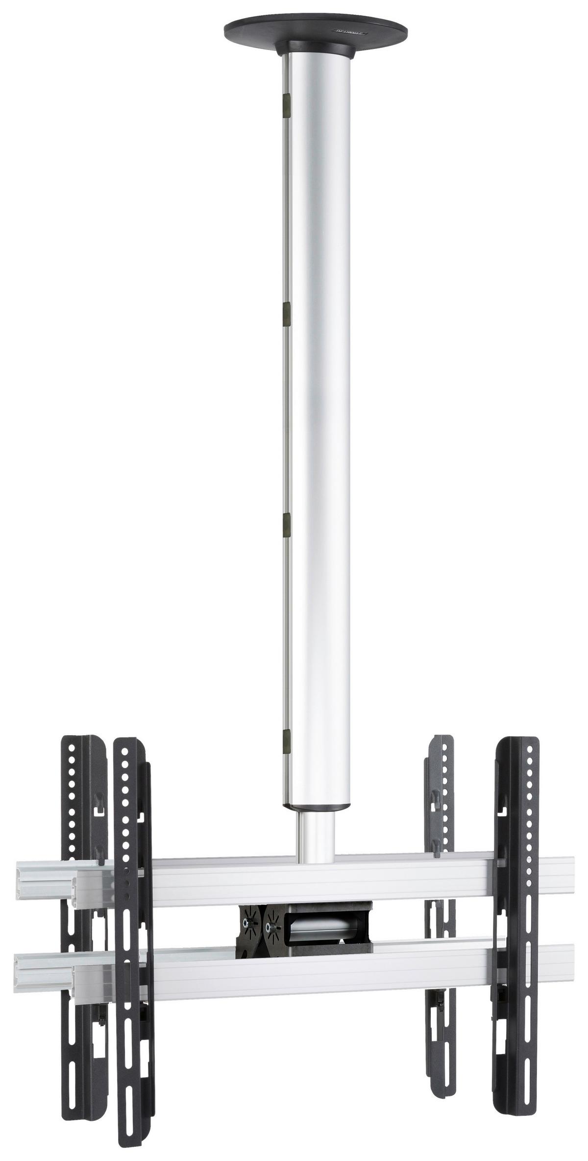 Tv- Halterung Cm Silberfarben B: 62 Cm - Silberfarben, MODERN, Metall (62/127/19cm) - MID.YOU