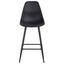 Barhocker Blacky - Schwarz, MODERN, Kunststoff/Metall (45/108/54,5cm)