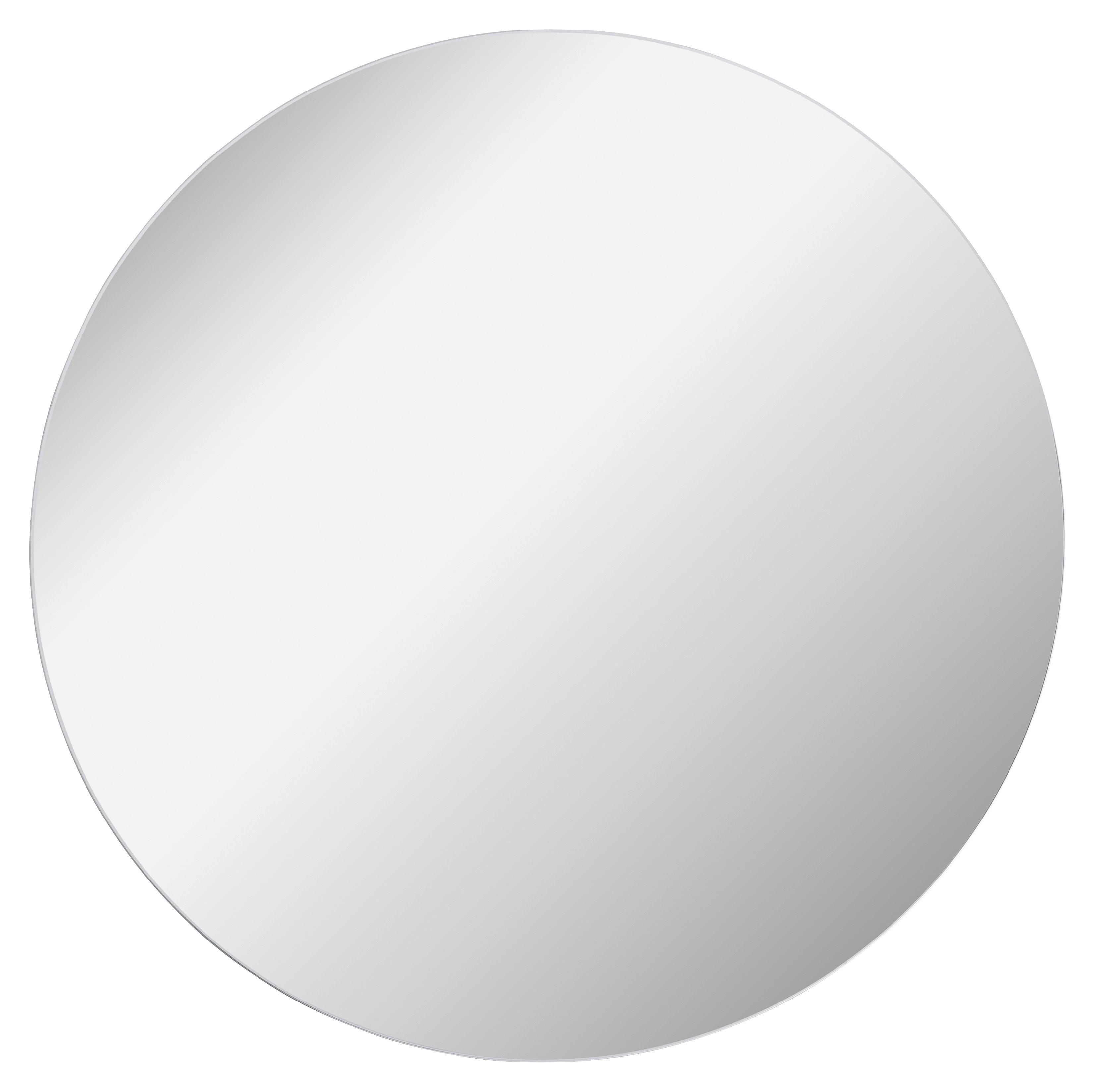 Wandspiegel Mirror Rund Dm: 60 Cm Ohne Rahmen - Basics, Glas (60/60/3cm) - MID.YOU