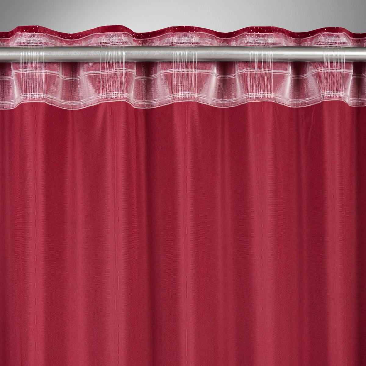 HOTOVÝ ZÁVĚS LUCIA - červená, textil (140/245cm) - Mömax